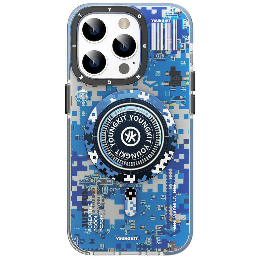iPhone 14 Pro Max Kılıf M-safe Şarj Özellikli YoungKit Kamuflaj Serisi Kılıf - 9 iPhone 14 Pro Max Kılıf M-safe Şarj Özellikli YoungKit Kamuflaj Serisi Kılıf - 9